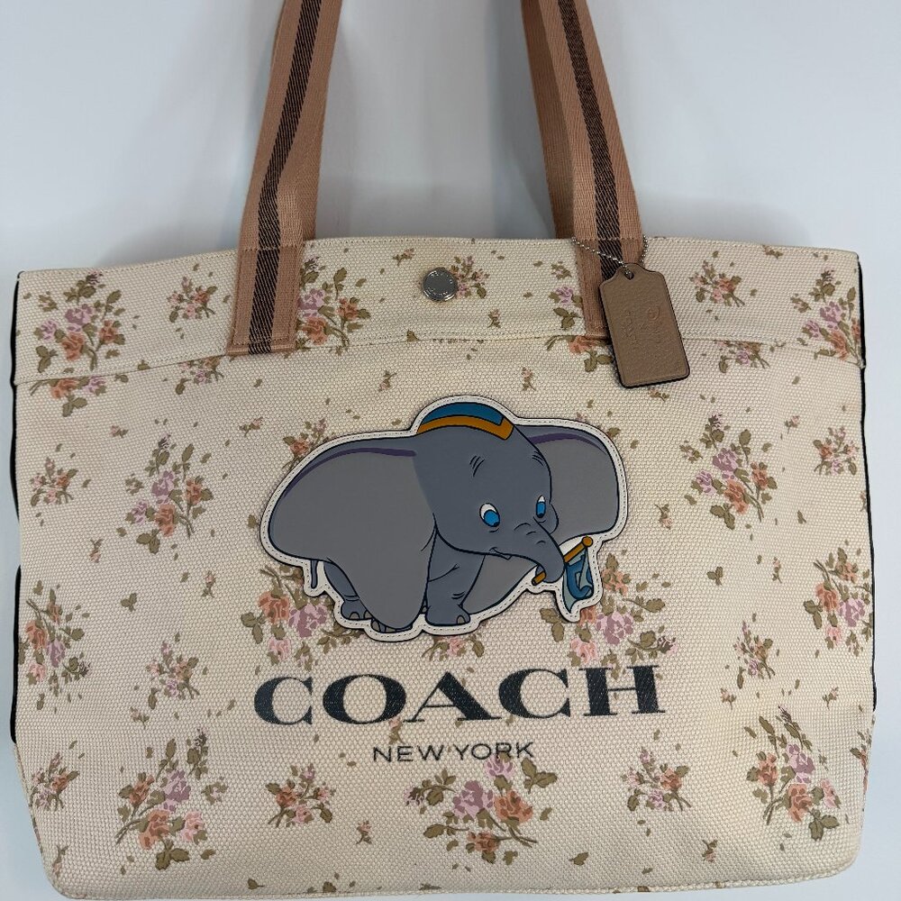 Coach Limited Edition Dumbo Tote Bag Pre-owned Excellent Condition Very Roomy